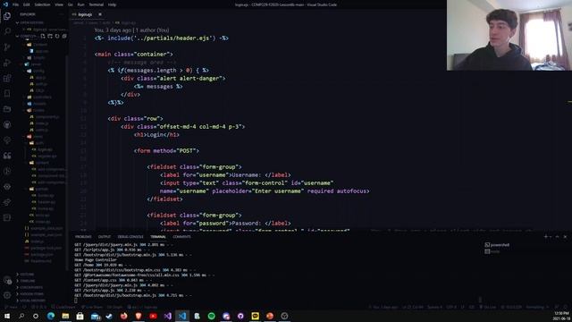 COMP229 – Web Application Development Assignment 2 Express Portfolio – Authentication смотреть онлайн