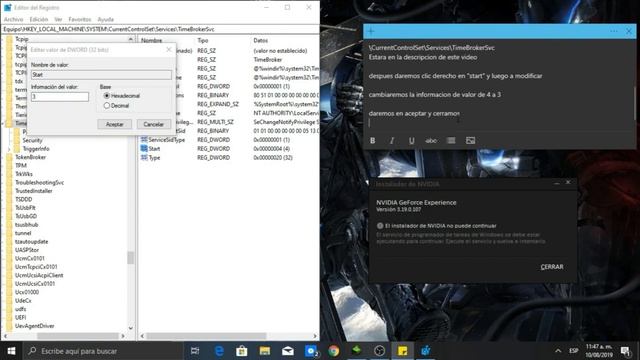 solucionar problema: El programador de tareas se debe estar ejecutando de GeForce Experience смотреть онлайн