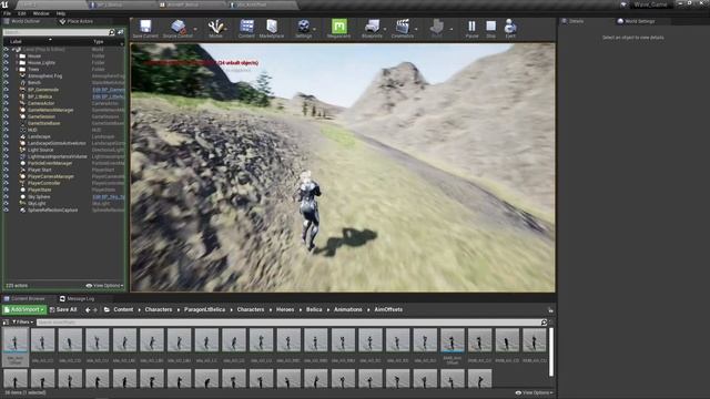 Making a Game in Unreal Engine: Video 4 (Finish Aim Offset and add Dead Variable) смотреть онлайн