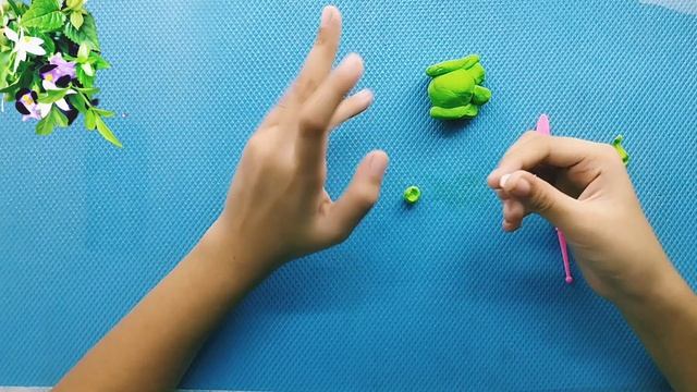 Frog clay charm #clayart #airdryclay смотреть онлайн