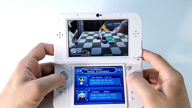 BlazBlue: Clone Phantasma | The New Nintendo 3DSXL handheld gameplay смотреть онлайн