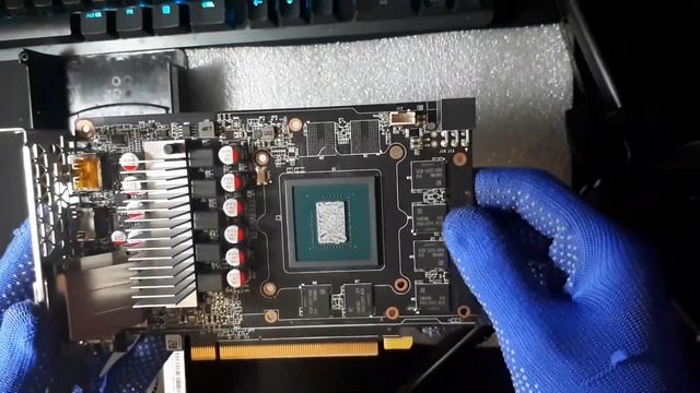 Разборка видеокарты NVIDIA GTX1060 3GB Reference / Disassembly GTX1060 3GB Ref.