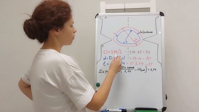 Расчёт длины рибаны для обработки горловины / воротника смотреть онлайн