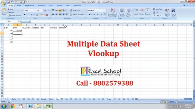 43 MultiSheet Vlookup смотреть онлайн
