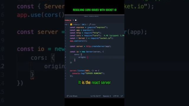 Resolving CORS Issues with Socket.IO: A Comprehensive Guide for Developers смотреть онлайн