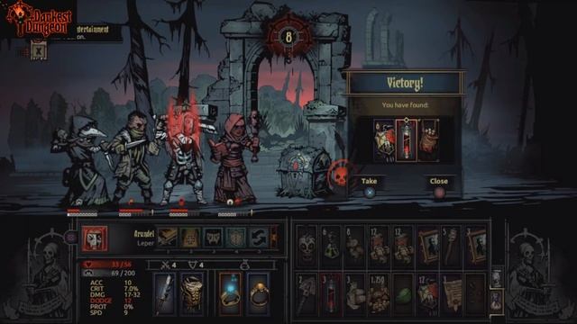 Darkest Dungeon part 64 Second visit to Baron Courtyard смотреть онлайн