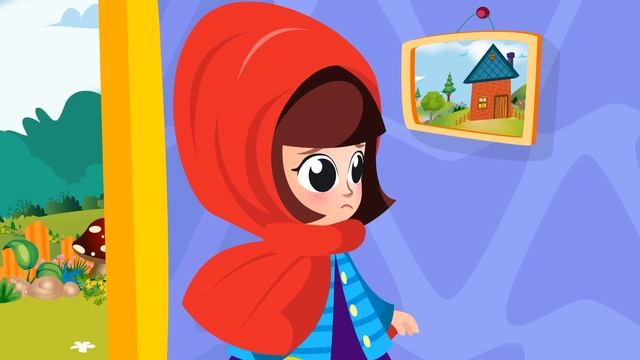 Princess Song Little Red Riding Hood | Animated Stories | Nursery Rhymes by Little Angel смотреть онлайн