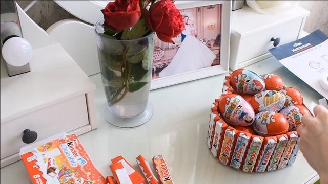 Сладкий подарок на день рождение своими руками. смотреть онлайн