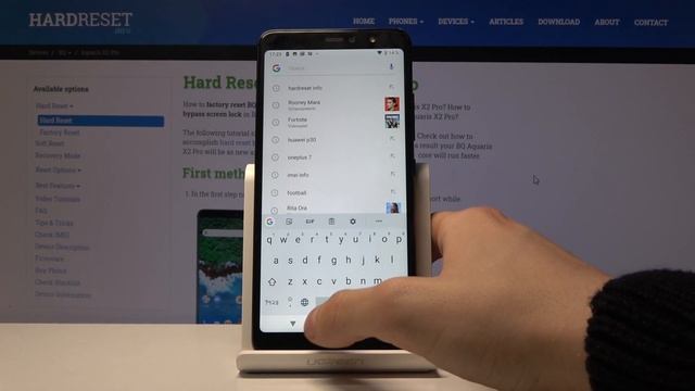 BQ Aquaris X2 Pro — Изменить язык ввода и клавиатуры смотреть онлайн