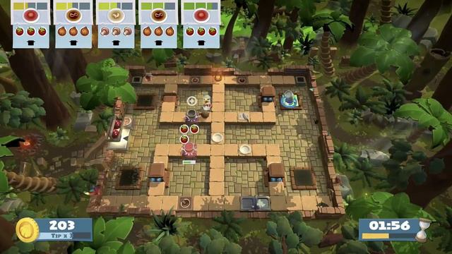 Overcooked! All You Can Eat- Extra Trimmings The Lost Morsel Level 1-5 смотреть онлайн