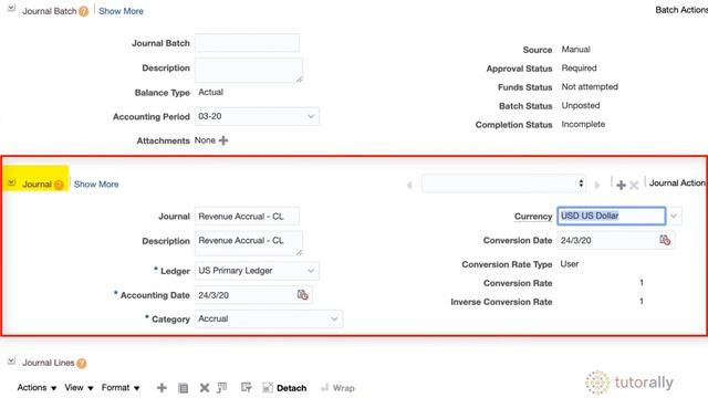 Create Journal Entry in Oracle Cloud ERP | General Ledger | Oracle Fusion | TutorAlly смотреть онлайн