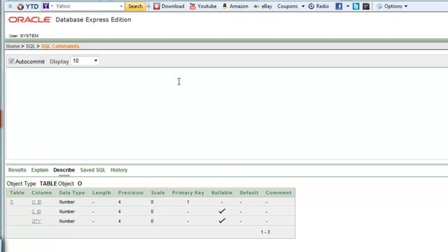 Oracle Database Express (IE scripts) Tutorial 3 смотреть онлайн