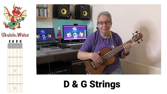 Bass Ukulele Lesson 3 - Beginner U Bass Tutorial - Learn Your Bass Uke Notes & Octaves смотреть онлайн