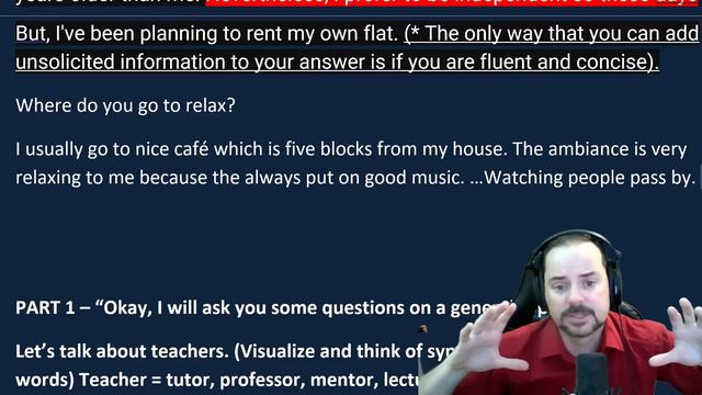 IELTS Live Class - Speaking Part 1 about Your Teachers смотреть онлайн