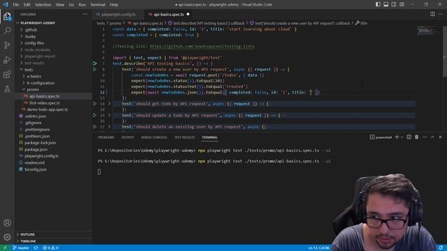 PLAYWRIGHT: API Testing (MUST WATCH IT) смотреть онлайн