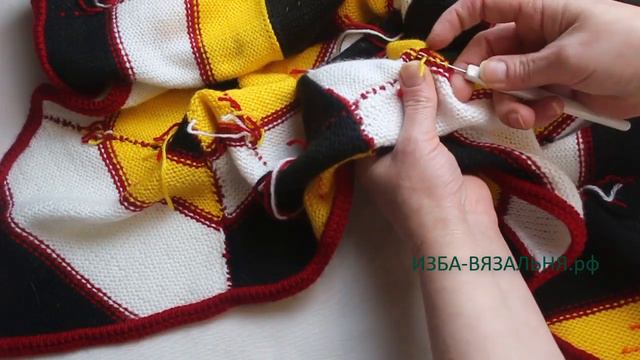 как убрать хвостики после сборки пледа “Иллюзион“ смотреть онлайн