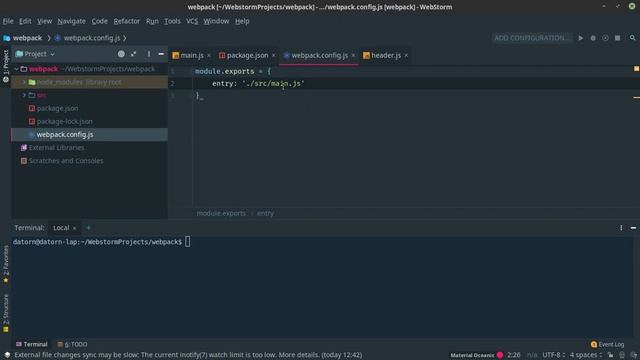 02 webpack config (second part) смотреть онлайн