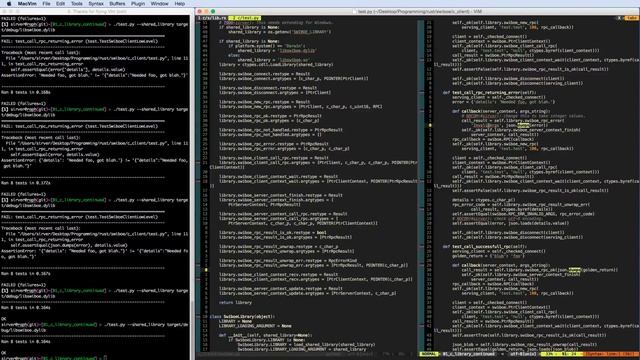 Stream 27 • Coding on Swiboe in Rust • Polishing the C client. смотреть онлайн