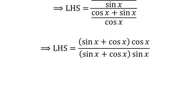 Verify (1 + cot x)/ (1 + tan x) = cot x смотреть онлайн