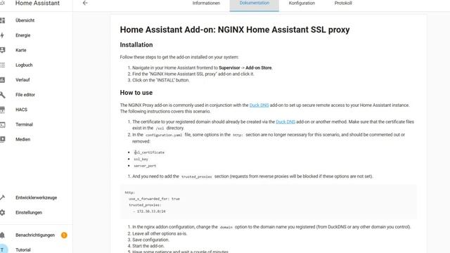 Wie du den NGINX Reverse Proxy in Home Assistant installierst - Tutorial (deutsch) смотреть онлайн