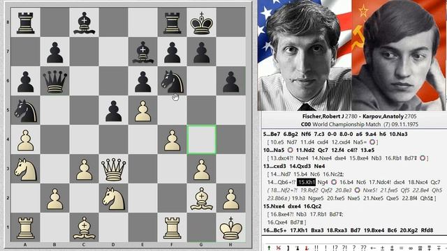 ФИШЕР ? КАРПОВ [Обзор 7 партии] Староиндийское начало смотреть онлайн