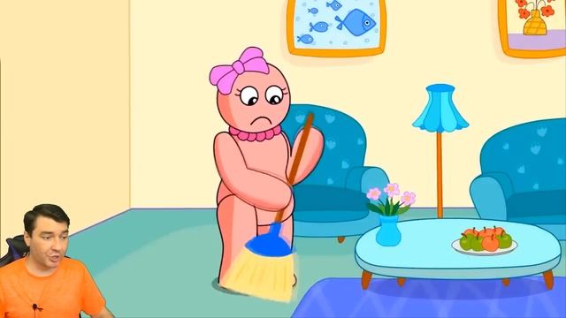 ЭВОЛЮЦИЯ ОРАНЖЕВОГО ? Радужные друзья, Rainbow Friends, Поппи Плейтайм Анимации Валеришка смотреть онлайн