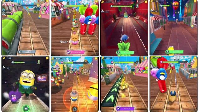 Minion Rush Pajama Bob VS Frankenstein VS Fairy Princess VS Stereo VS Superhero VS Scout VS Vampire смотреть онлайн