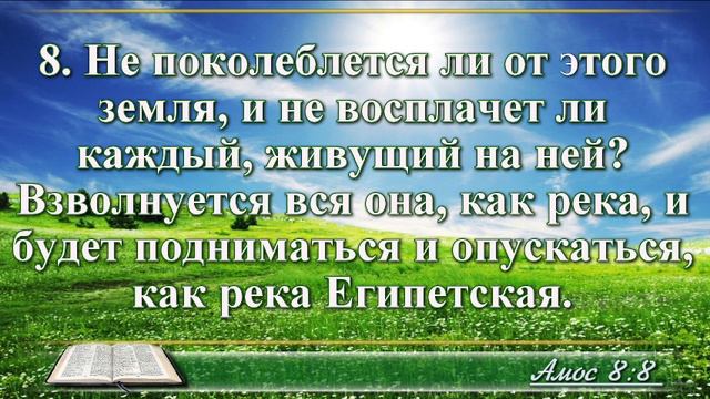 ВидеоБиблия Книга пророка Амоса с музыкой глава 8 читаем и слушаем смотреть онлайн