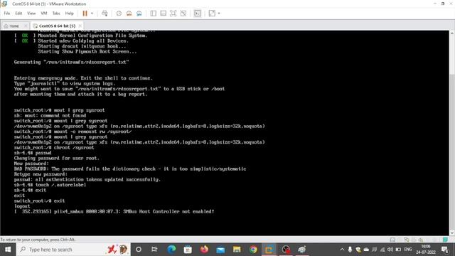 How To Break Root Passwords In RHEL -8 || Reset root password In Hindi || Part-1 || смотреть онлайн