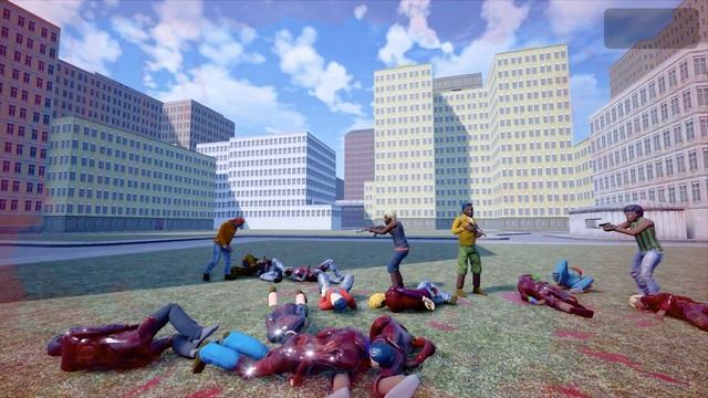 Zombies vs Humans - HyperBox NPC Battle смотреть онлайн