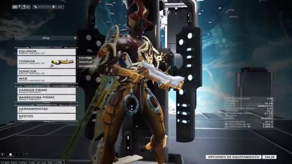 WARFRAME BUILD EQUINOX