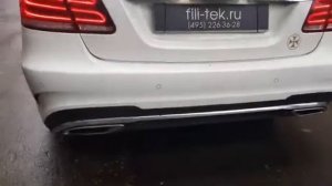 Mercedes E200 W212 тюнинг выхлопа mp4