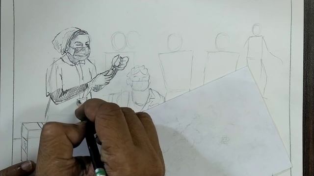 Corona Vaccination Booth scene | Memory Drawing| LET'S CRACK B. ARCH 2021| FEB 2021| PAPER 2 | смотреть онлайн