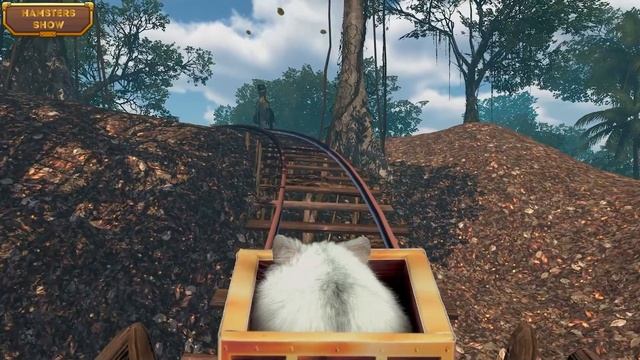 Hamster in Roller Coaster with Fire Breathing Dragon смотреть онлайн