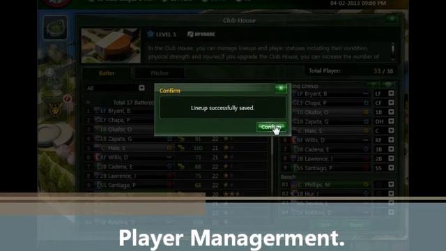 Homerun-World Baseball Manager(Game Introduction) смотреть онлайн