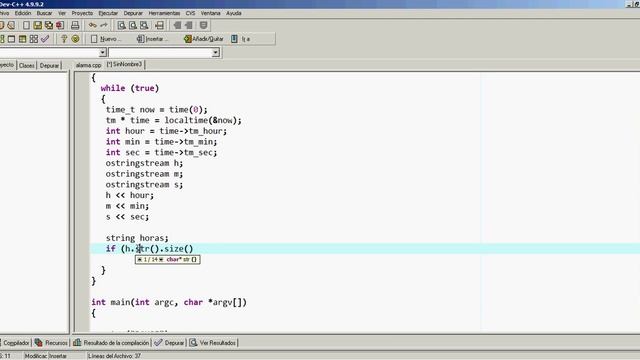26 - Tutorial de C++ en español - ctime creando un reloj смотреть онлайн