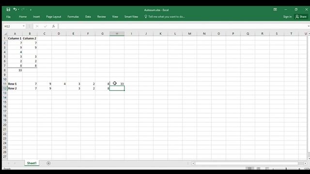 Excel Tutorial: How to use the Autosum Feature смотреть онлайн