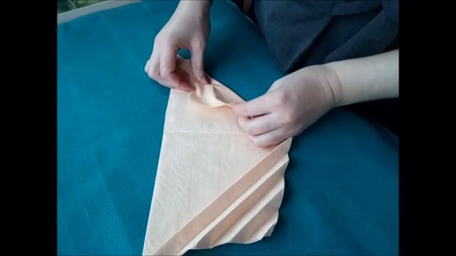 Искусство складывания салфеток Ракушка смотреть онлайн