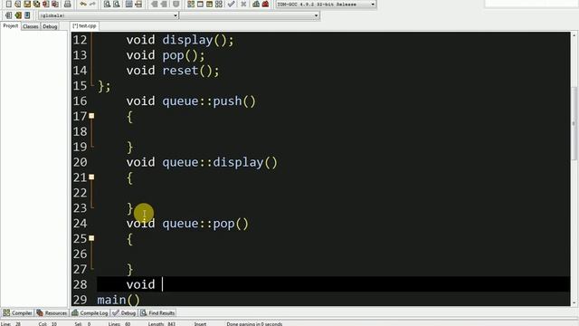 Lec # 27 Queues With Array Implements in C++ Urdu Hindi Push,Pop,Display Record in Queues Algorithm смотреть онлайн