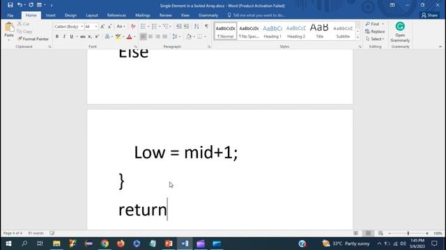 Find Single Element in Sorted Array - Leetcode Problem-540 | Unique Element in Array | Binary Searc смотреть онлайн