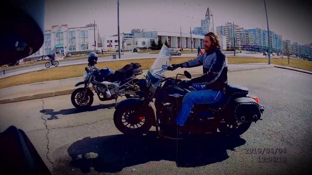 Мой первый выезд - Suzuki Boulevard C50 B.O.S.S. смотреть онлайн
