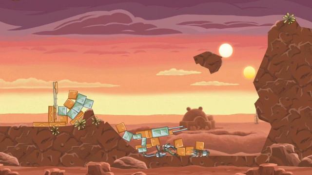 Angry Birds Star Wars 1-8 Tatooine 3-Star Walkthrough смотреть онлайн
