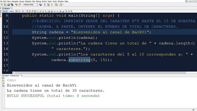 ✅ Metodo SUBSTRING en JAVA | METODO SubString con EJEMPLOS | EXTRAER PARTE de una CADENA |NETBEANS смотреть онлайн
