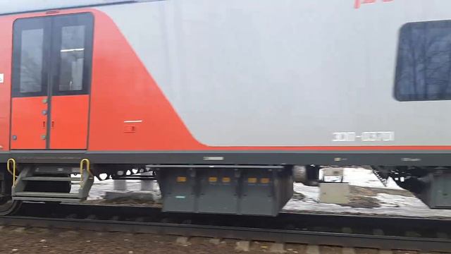 Электропоезд ЭС1П-037 "Ласточка" "Минск-Москва" ст.Кубинка-1 до Белорусского вокзала. 10.04.2022. смотреть онлайн