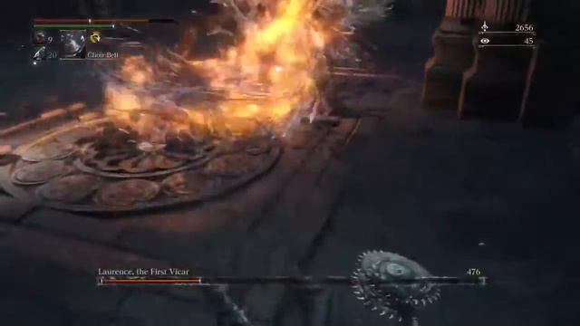 Bloodborne - Laurence, the First Vicar Boss Fight - Old Hunters DLC смотреть онлайн