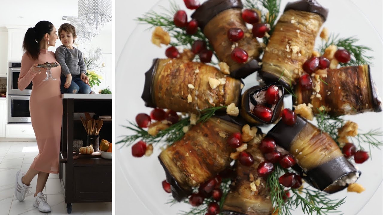 Роллы из Баклажанов - Новогоднее Меню - Рецепт от Эгине - Heghineh смотреть онлайн