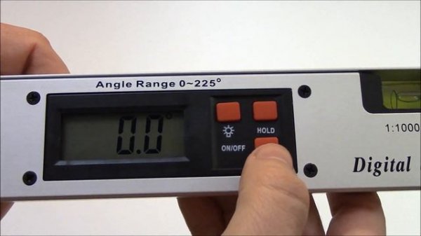 The Digital Angle Level Protractor Range Finder Meter Instructions And Review