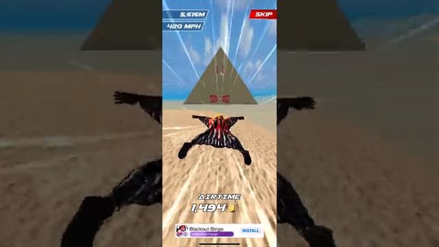 BASE JUMP WING SUIT FLYING GAME: How To Make High Score смотреть онлайн