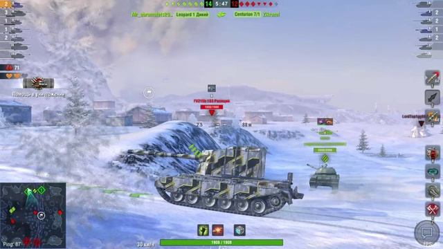 Катка на Fv4005.