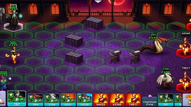 Герои меча и магии на смартфоне. Подземелье. Апгрейд юнитов. Necropolis: Story of Lich. смотреть онлайн